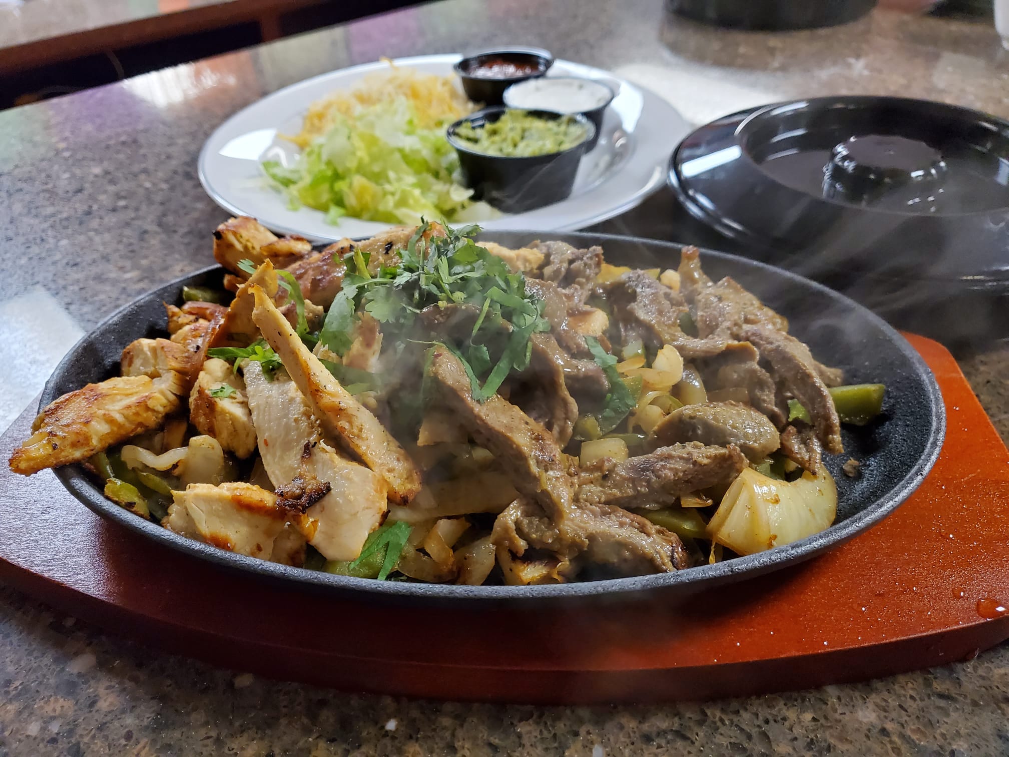 Order Mixed Chicken and Steak Fajita food online from The Avocado Mexican Grill store, Runnemede on bringmethat.com