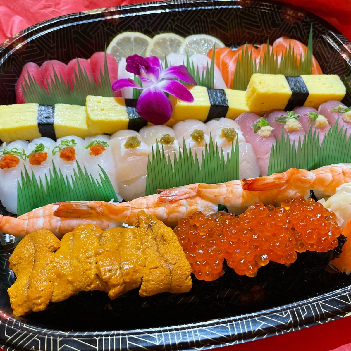 Order Sushi Platter  -40pc sush food online from Noshi Sushi store, Los Angeles on bringmethat.com