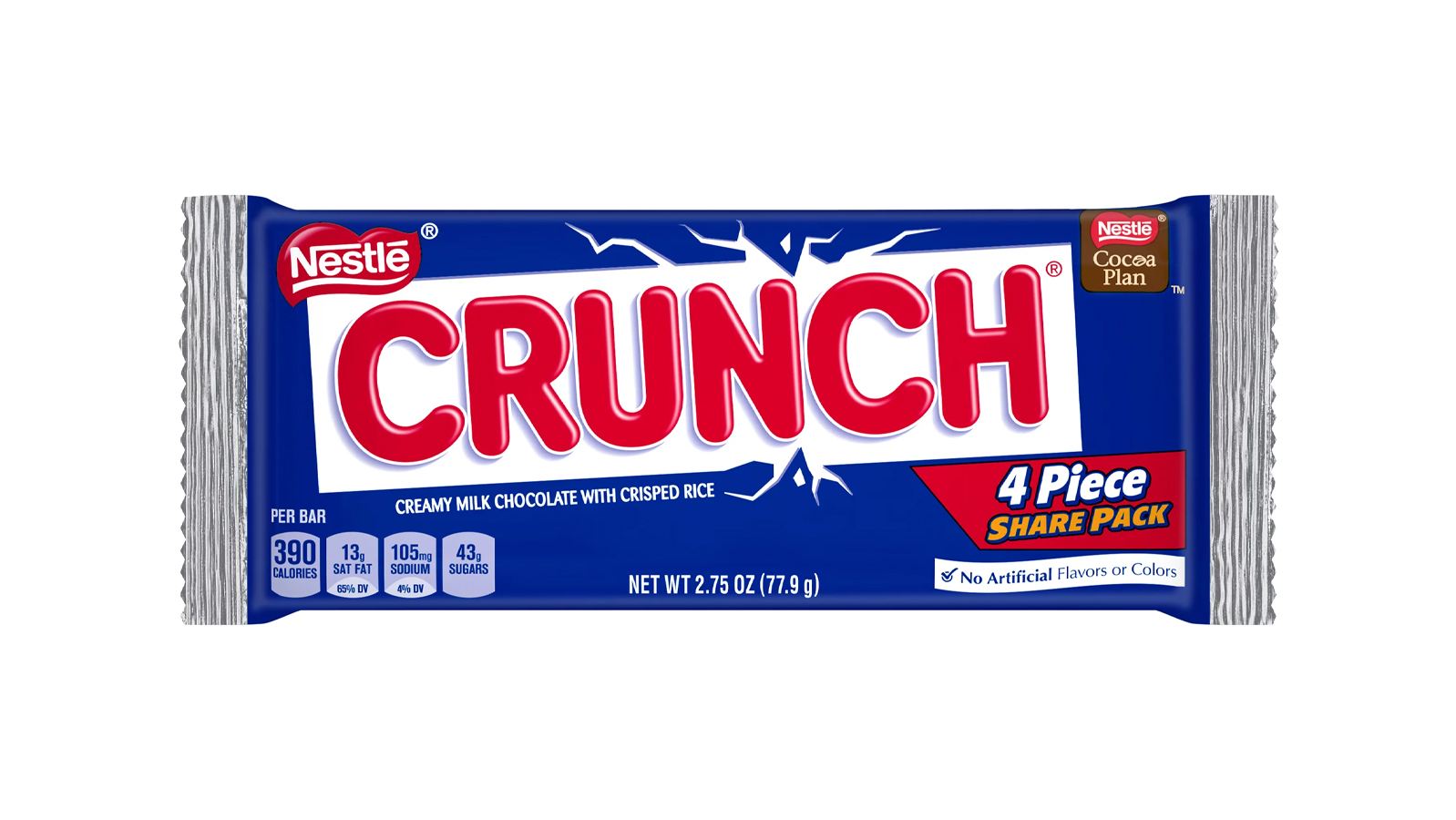 Order Nestle Crunch Bar King Size 3.2oz food online from Extra Mile 3022 store, Lincoln on bringmethat.com