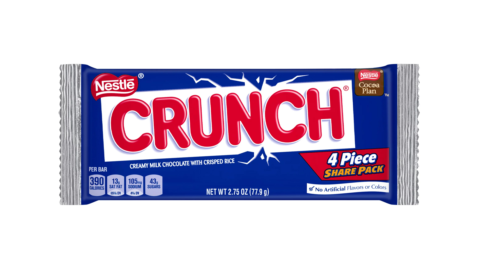 Order Nestle Crunch Bar King Size 3.2oz food online from Extramile store, San Bernardino on bringmethat.com