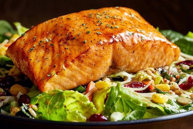 Order Honey Glazed Salmon Salad food online from Ruby Tuesdays store, Las Cruces on bringmethat.com