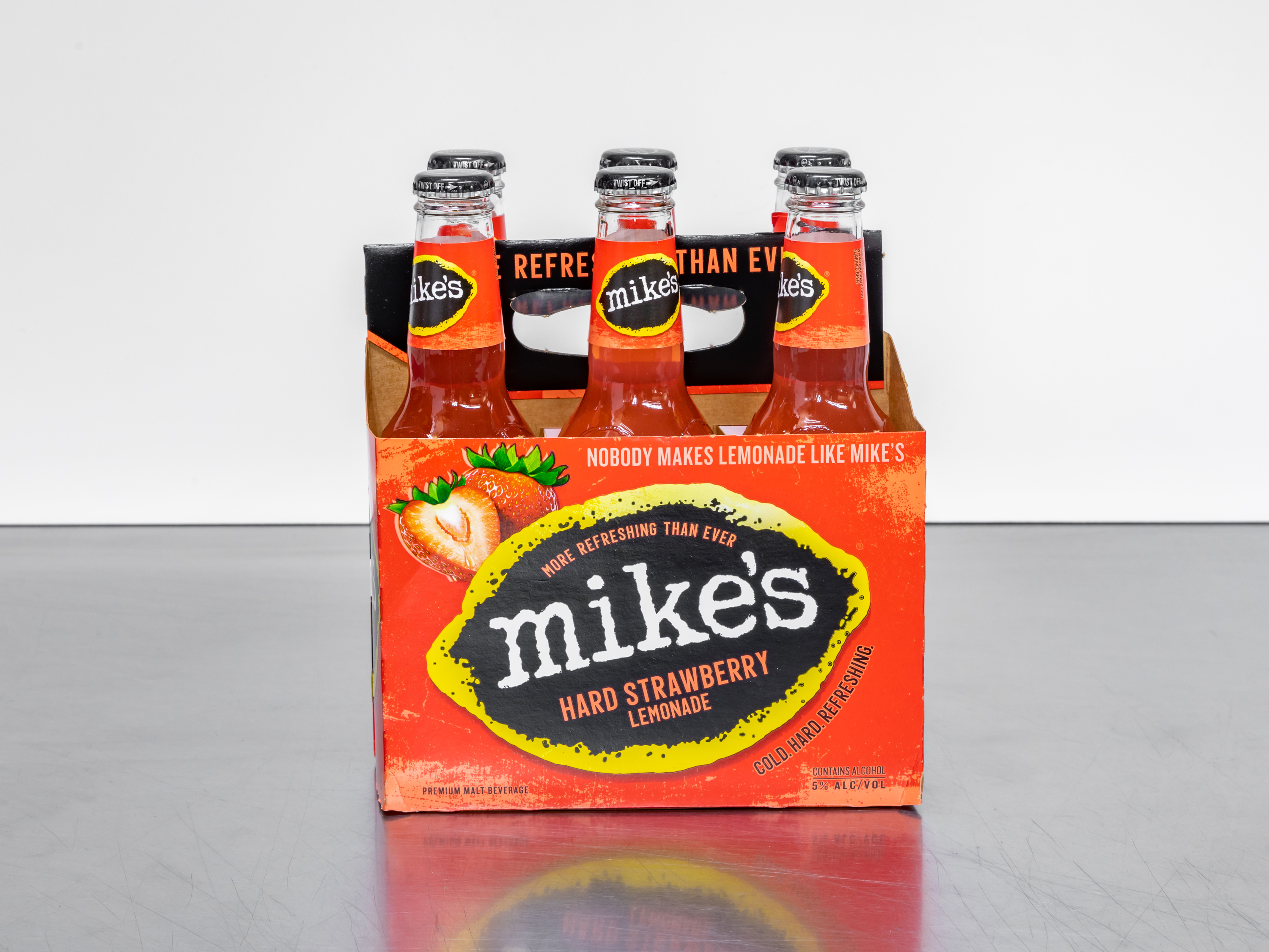 Order Mikes Hard Strawberry Lemonade 6 Pack 11.2 oz. Bottles food online from In The Zone V store, Phoenix on bringmethat.com