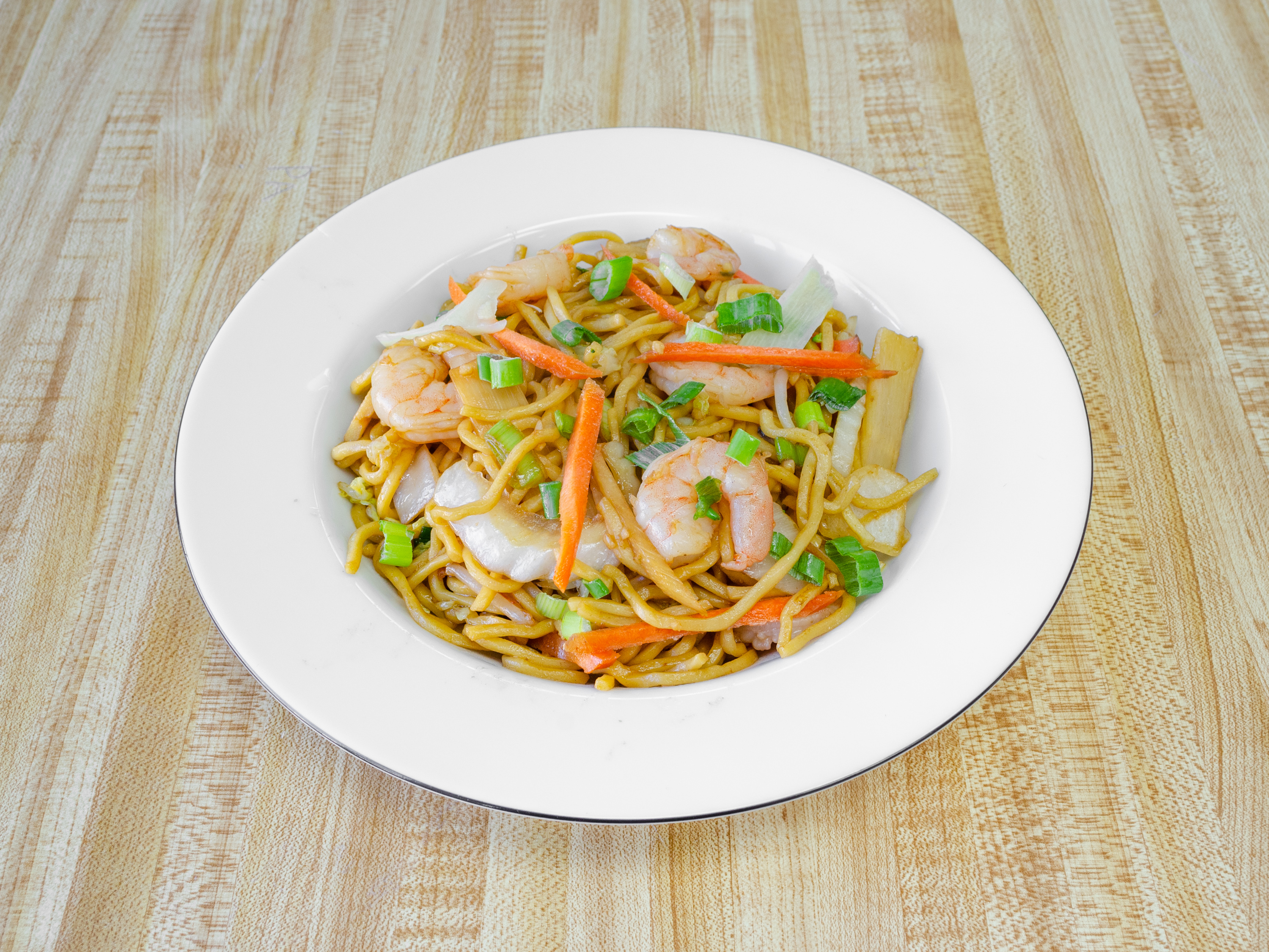 Order 55. Shrimp Lo Mein food online from Chinatown Restaurant store, New Rochelle on bringmethat.com