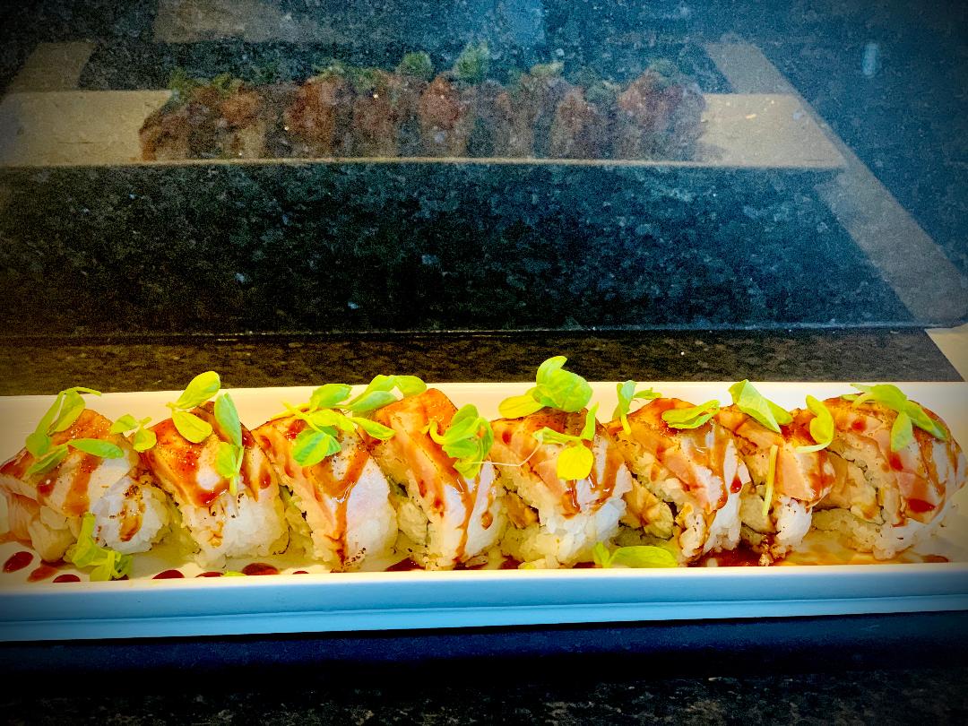 Order Triangle Offense Roll food online from Misawa Sushi Bar store, Louisville on bringmethat.com