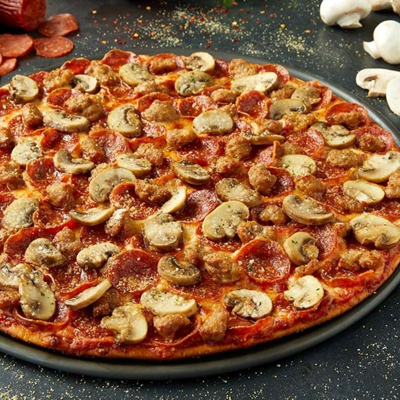 Order Classic Trio® Pizza - Individual 7" food online from Donatos Pizza store, Hudson on bringmethat.com