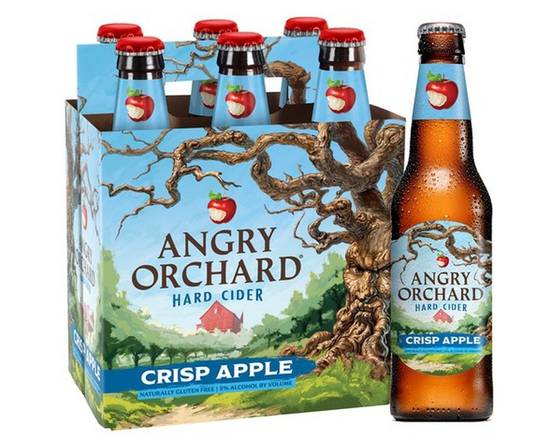 Order Angry Orchard, 6pk-12oz bottle cider (5.0% ABV) food online from Luckys Liquor store, Los Angeles on bringmethat.com