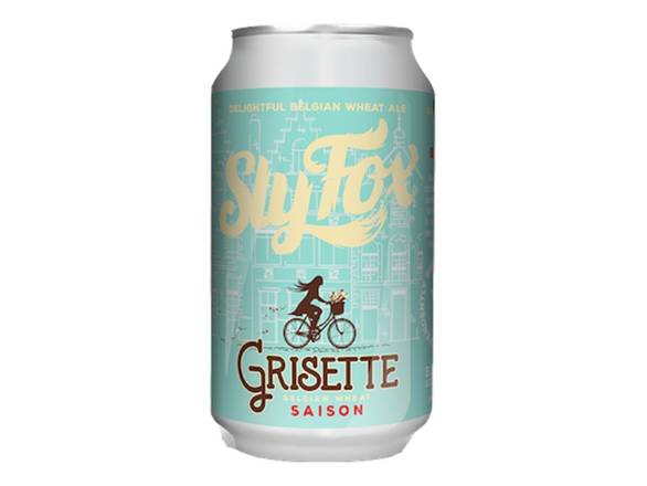 Order Sly Fox Grisette Belgian Wheat Saison - 6x 12oz Cans food online from Magothy Wine & Spirits store, Severna Park on bringmethat.com