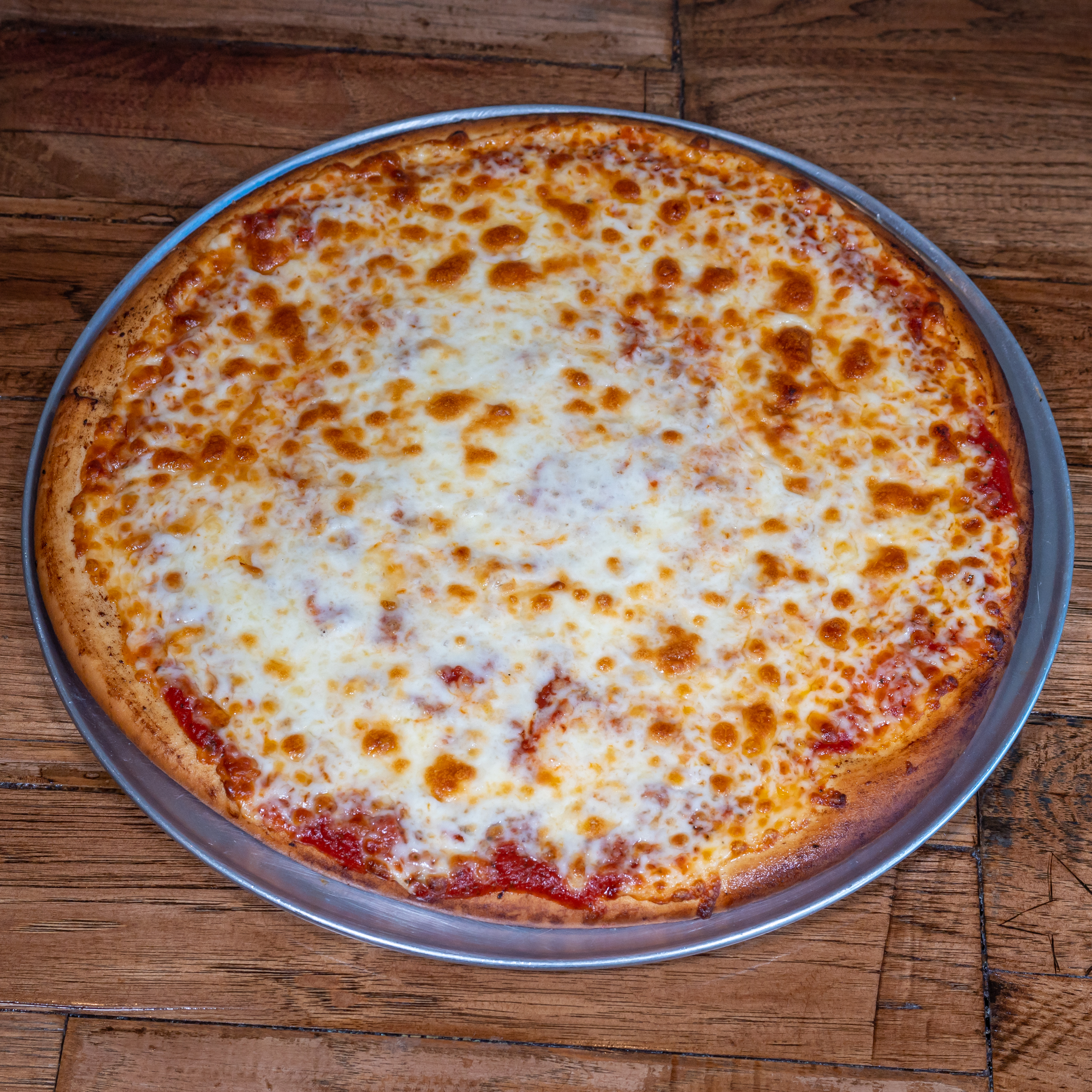Order Cheese Pizza food online from Manzo's Burger store, Chicago on bringmethat.com