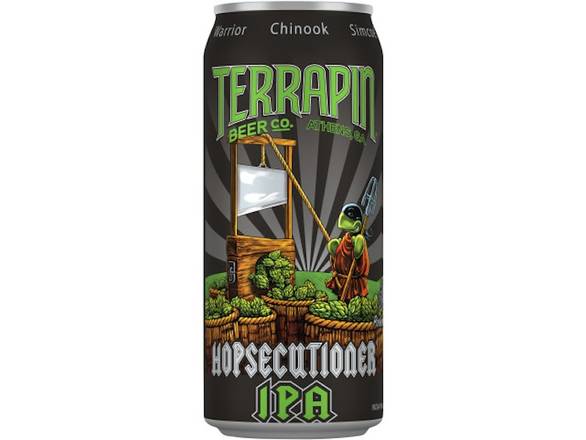 Order Terrapin Hopsecutioner IPA Craft Beer - 16oz Can food online from Eagle Liquor & Wine store, Chattanooga on bringmethat.com