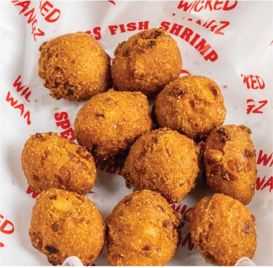 Order 6 PC Hush Puppies food online from Wicked Wangz store, Lovejoy on bringmethat.com