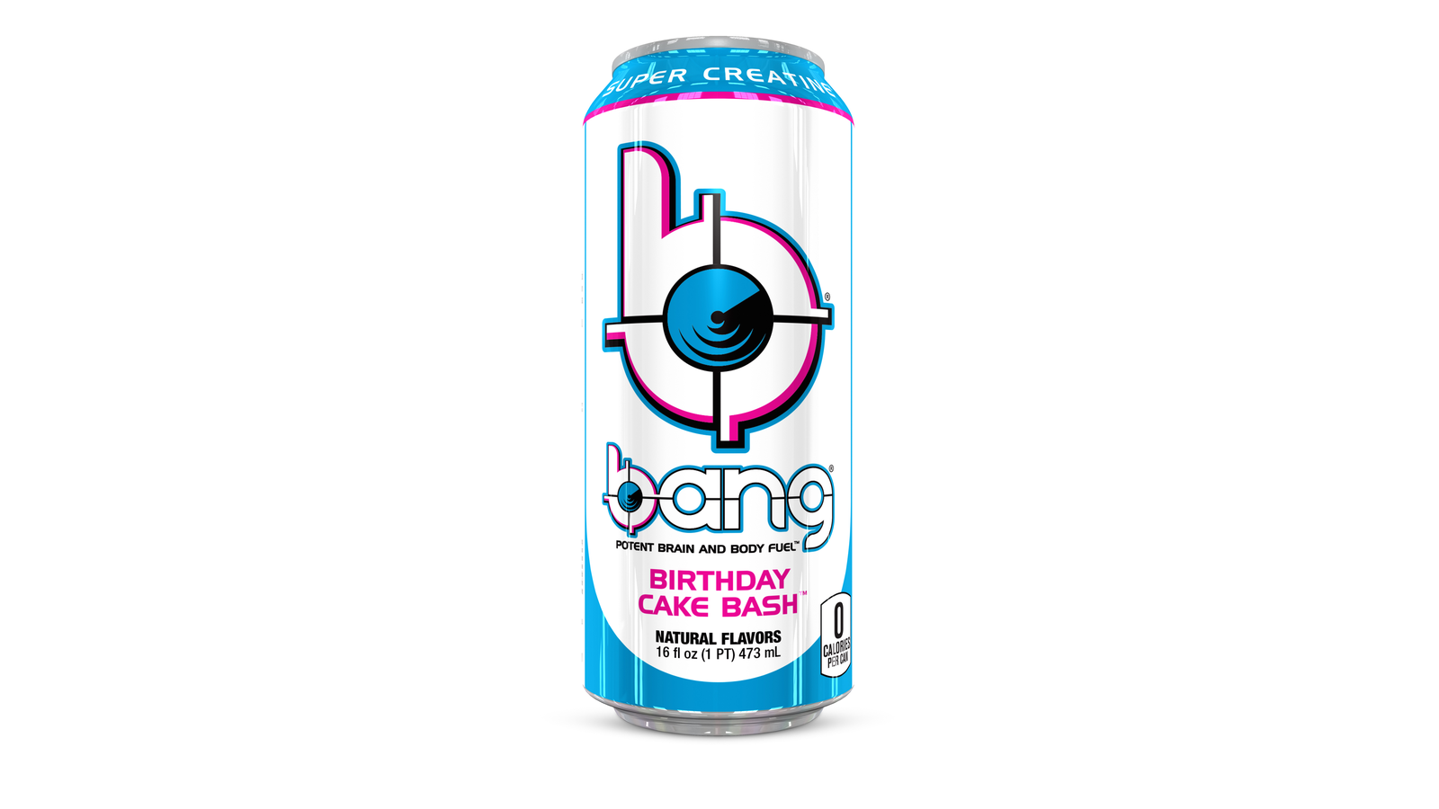Order Bang Birthday Cake Bash Energy Drink with Super Creatine, 16 oz Can food online from Lula Convenience Store store, Evesham on bringmethat.com