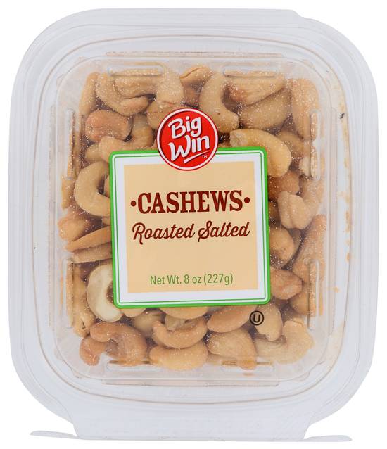 Order Big Win Roasted Salted Cashews (8 oz) food online from Rite Aid store, Eugene on bringmethat.com
