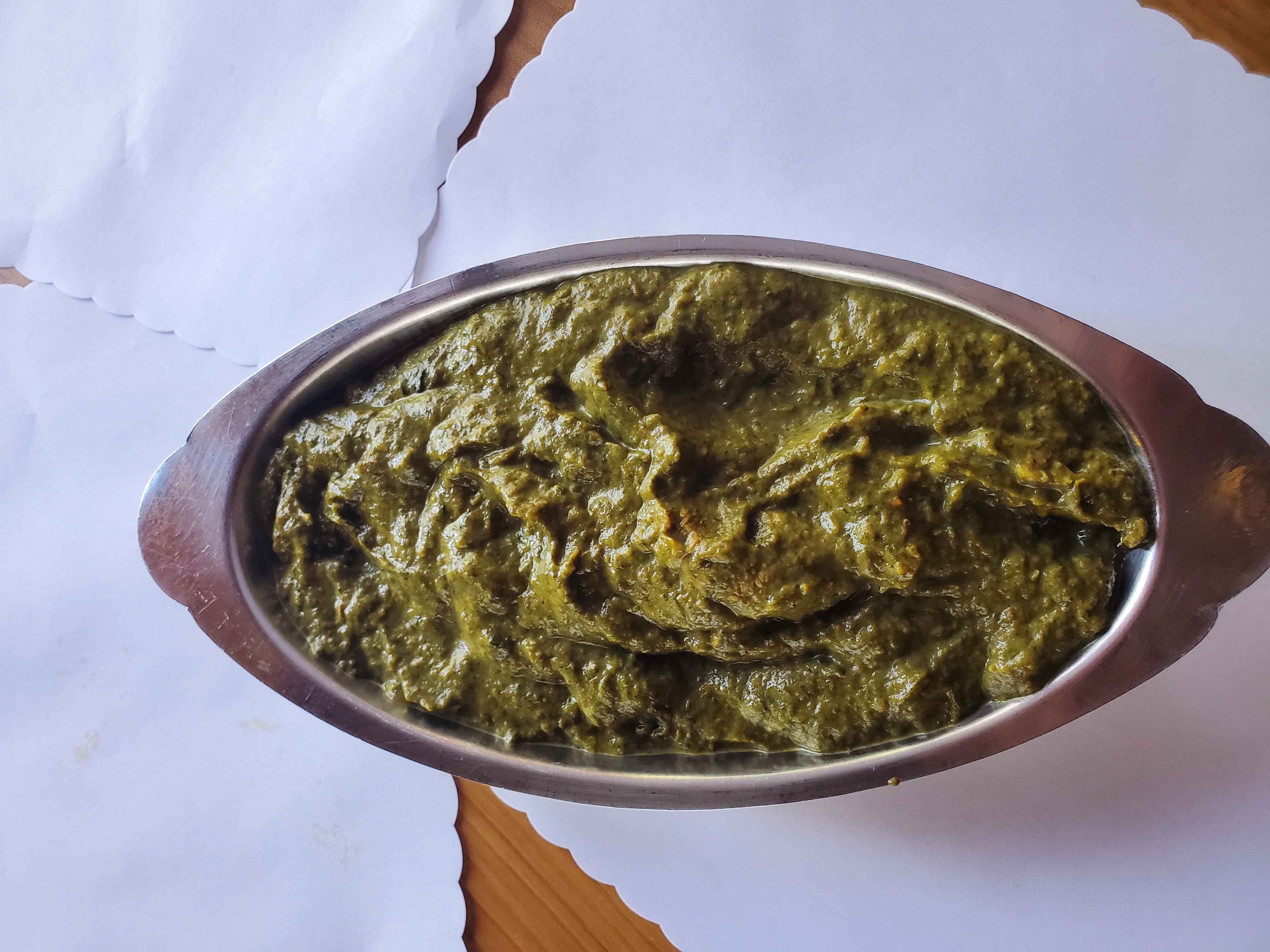 Order Chicken Saag food online from Taste Of India Grill store, Bountiful on bringmethat.com