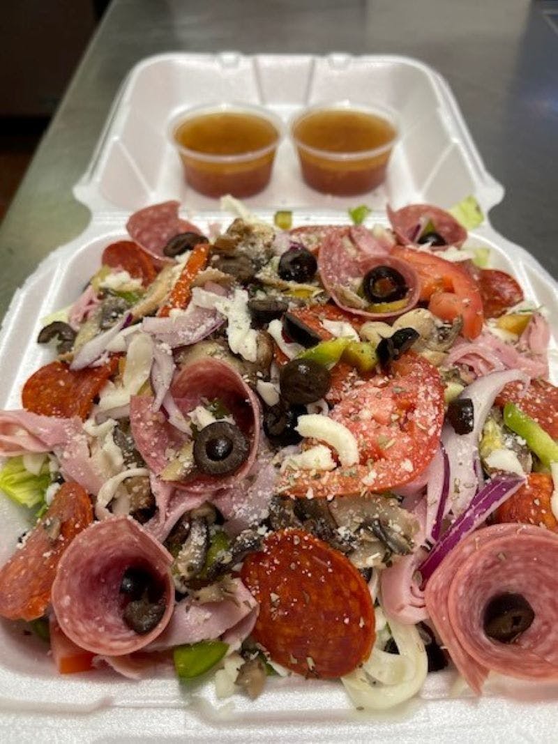 Order Cold Antipasto Salad - Salads food online from Brother Pizza Express store, Houston on bringmethat.com