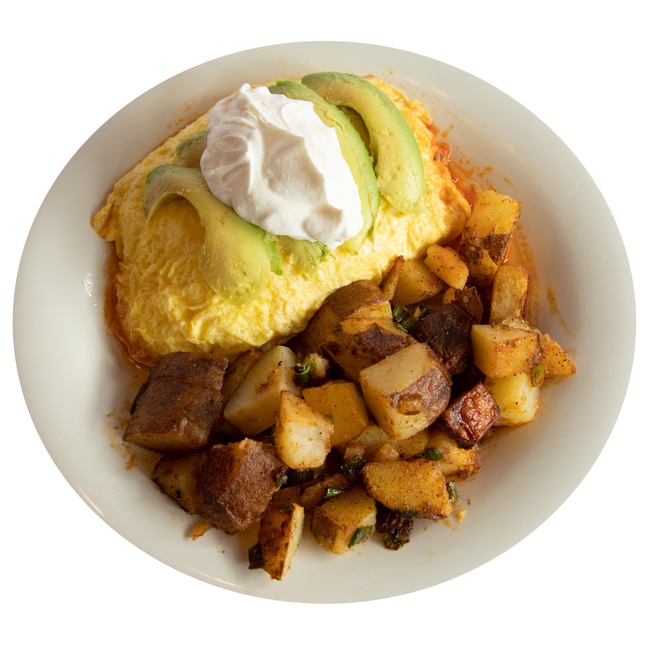 Order Roz's Omelet food online from Cajun Kitchen store, Ventura on bringmethat.com