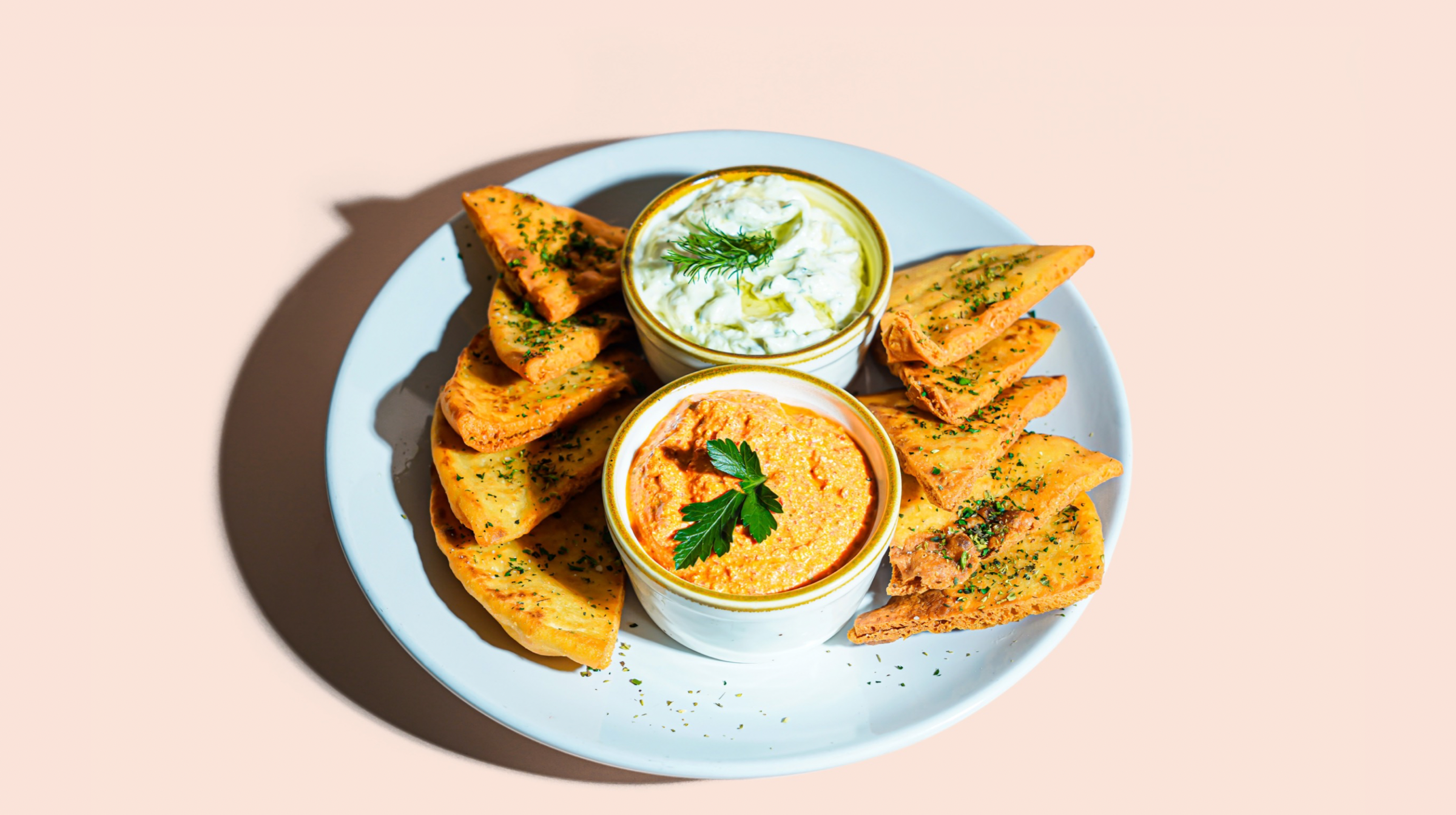 Order Mediterranean DIps food online from Oasis Cafe store, Flushing on bringmethat.com