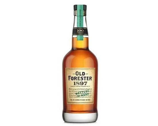 Order Old Forester 1897 Bottled in Bond Bourbon 750 ml 50% food online from Starway Liquor store, Bell Gardens on bringmethat.com