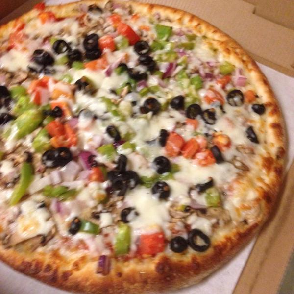 Order Vegetarian Special Pizza food online from Bellissimo Pizza store, San Francisco on bringmethat.com
