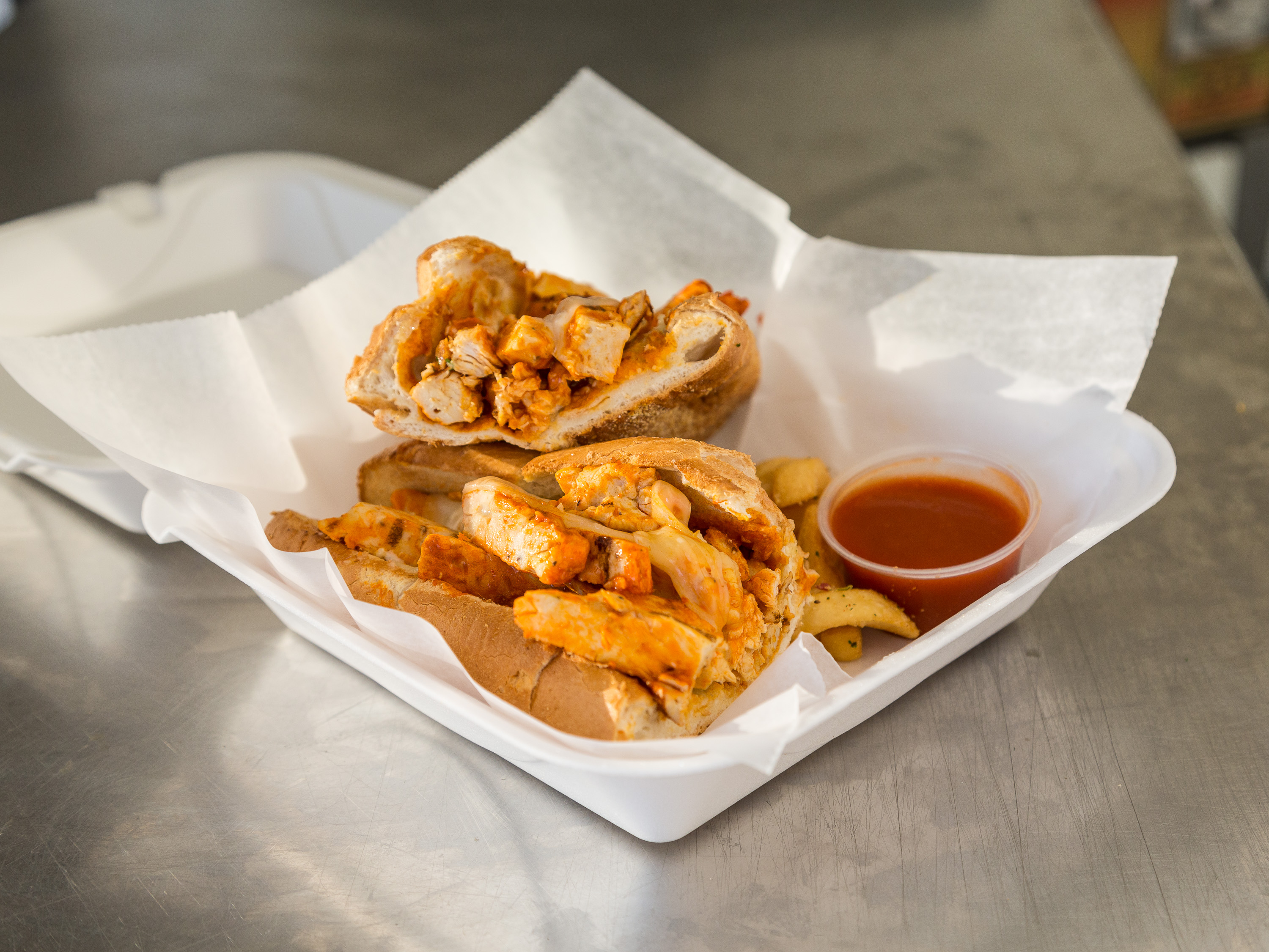 Order Buffalo Chicken Sub food online from Revolution Pizza store, Willowick on bringmethat.com