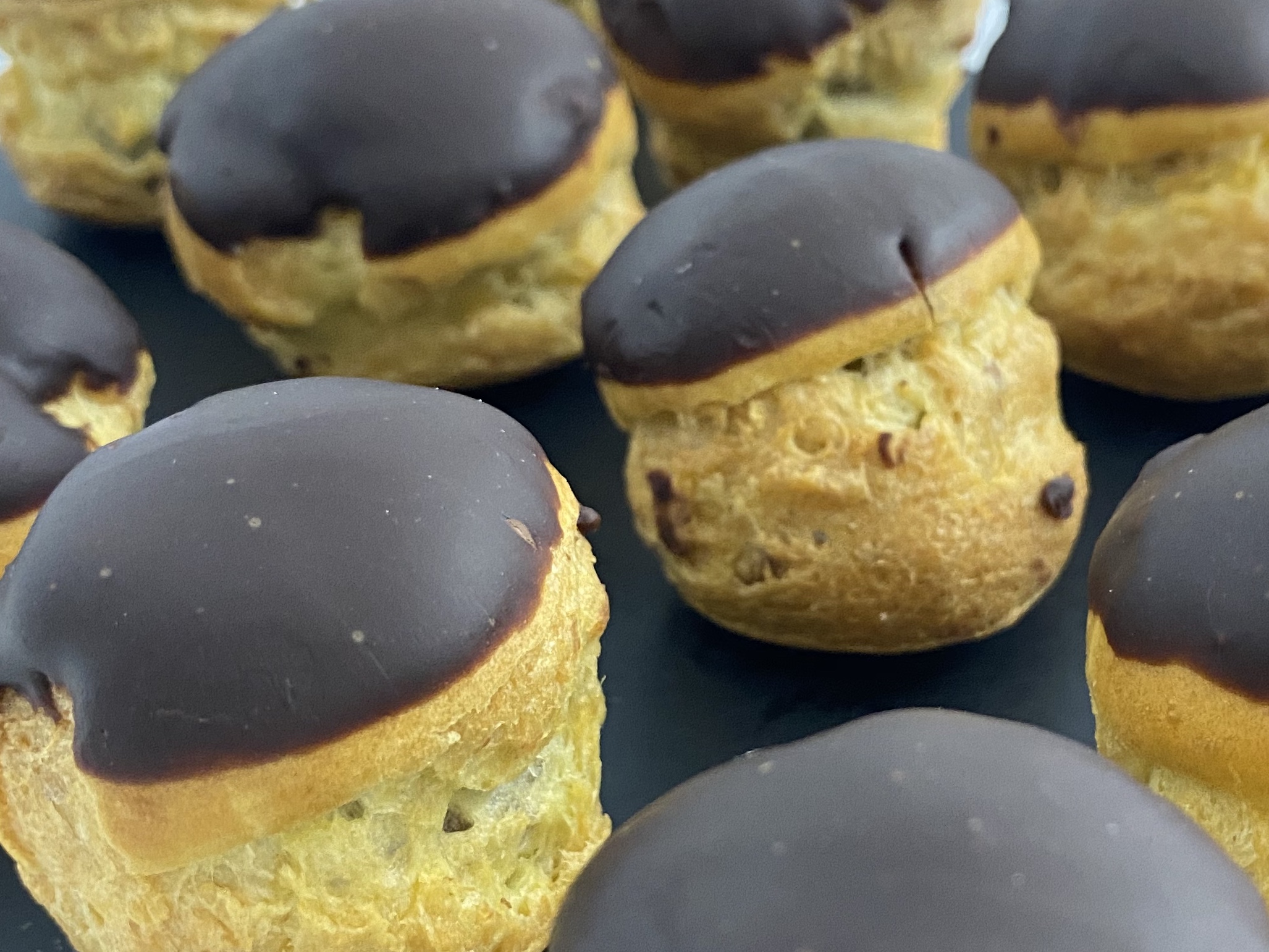 Order Chocolate Choux Pastry food online from Astoria Bakery & Cafe store, New York on bringmethat.com