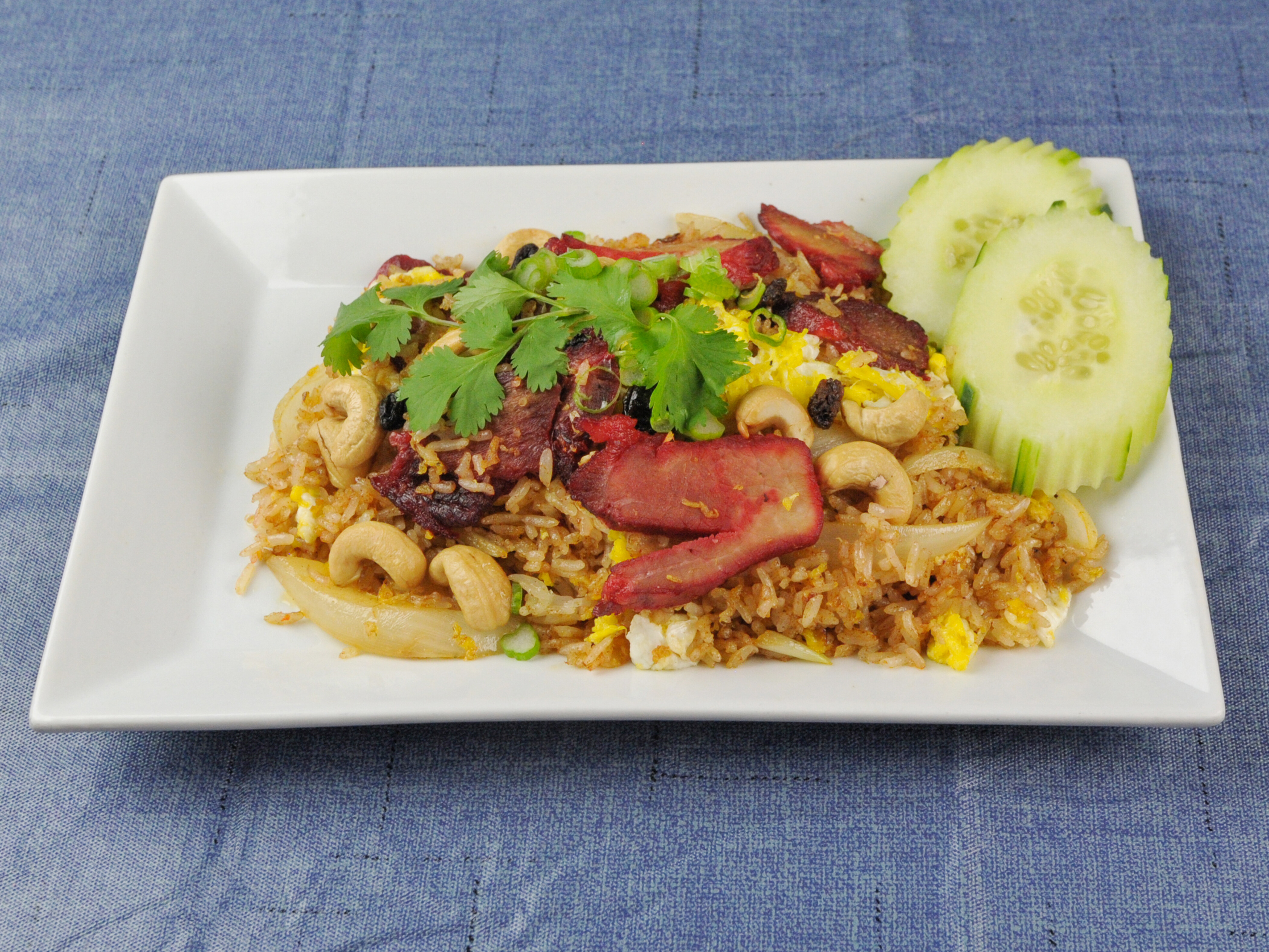 Order BBQ Pork Fried Rice food online from Thai Kitchen Florissant store, Florissant on bringmethat.com