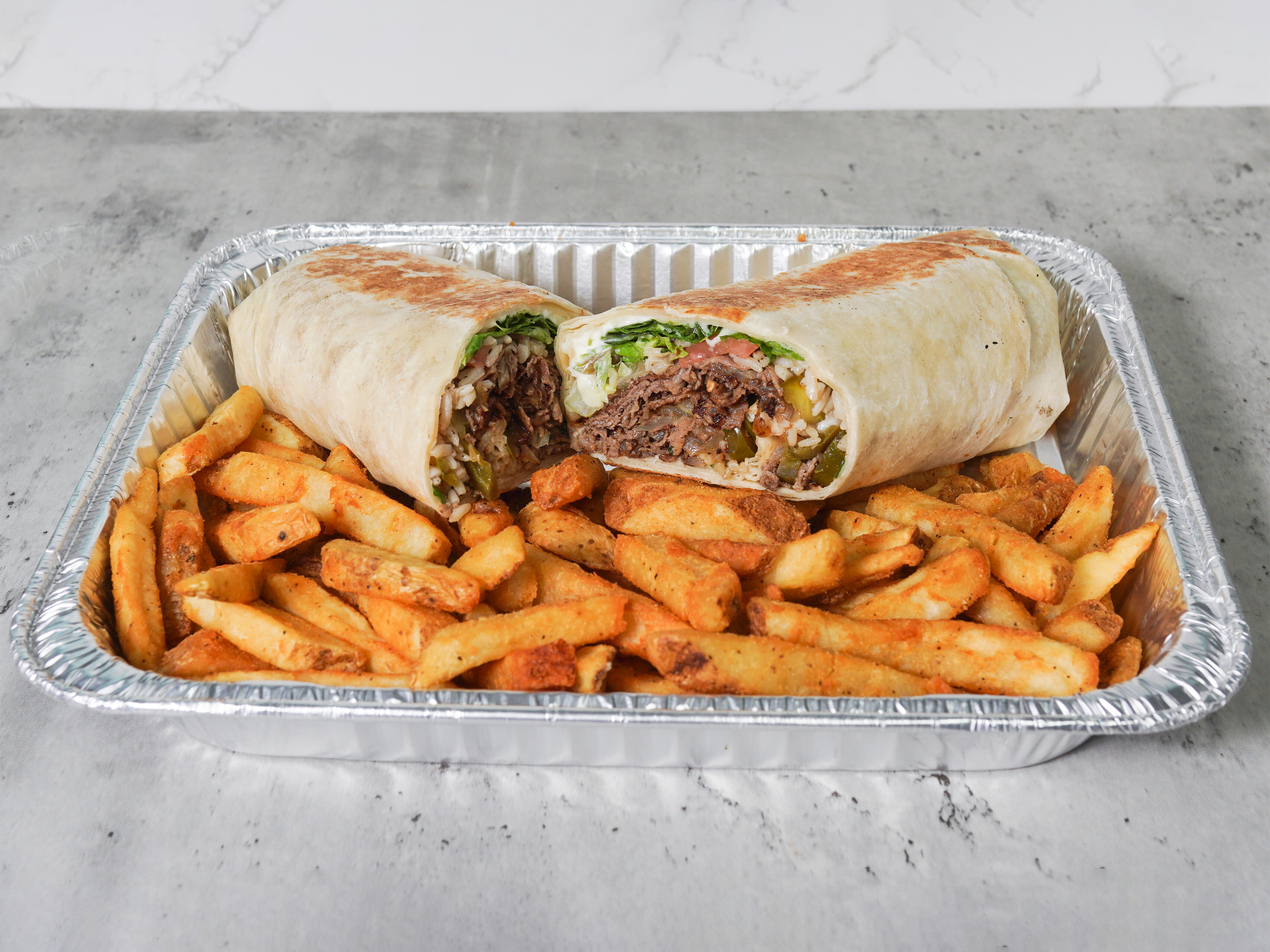 Order King Burrito food online from Tony's Philly Steak store, Chicago on bringmethat.com