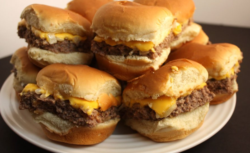 Order CheeseBurger Sliders food online from Local Burger Joint store, Ann Arbor on bringmethat.com