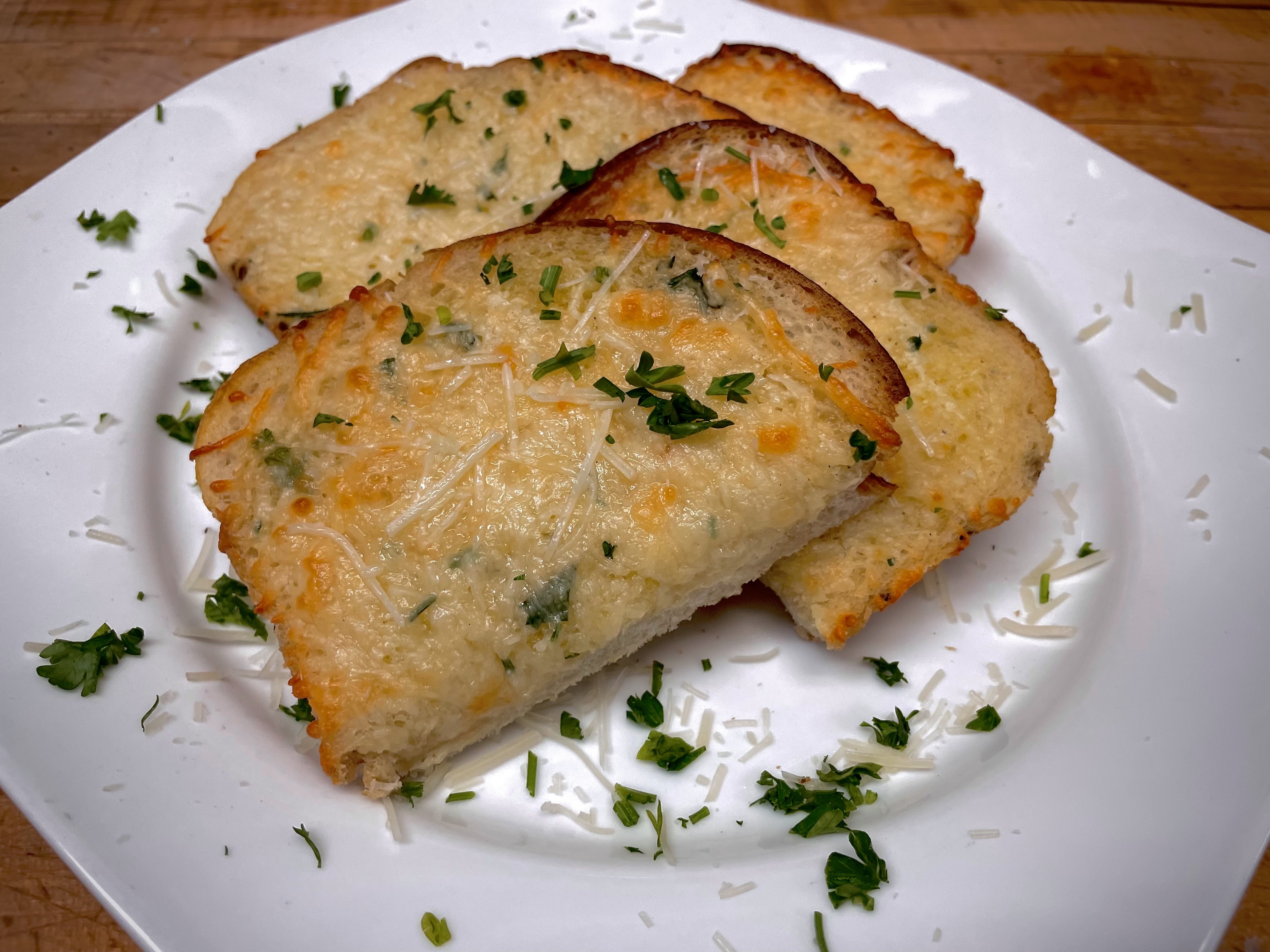 Order Garlic Cheese Toast food online from Augustino Italian Restaurant store, Garden Grove on bringmethat.com