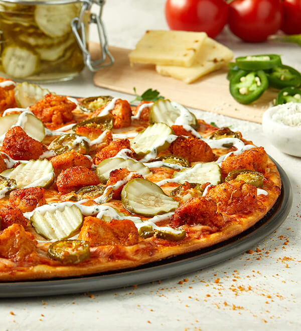 Order Hot Chicken Signature Pizza food online from Donatos Pizza store, Lexington on bringmethat.com