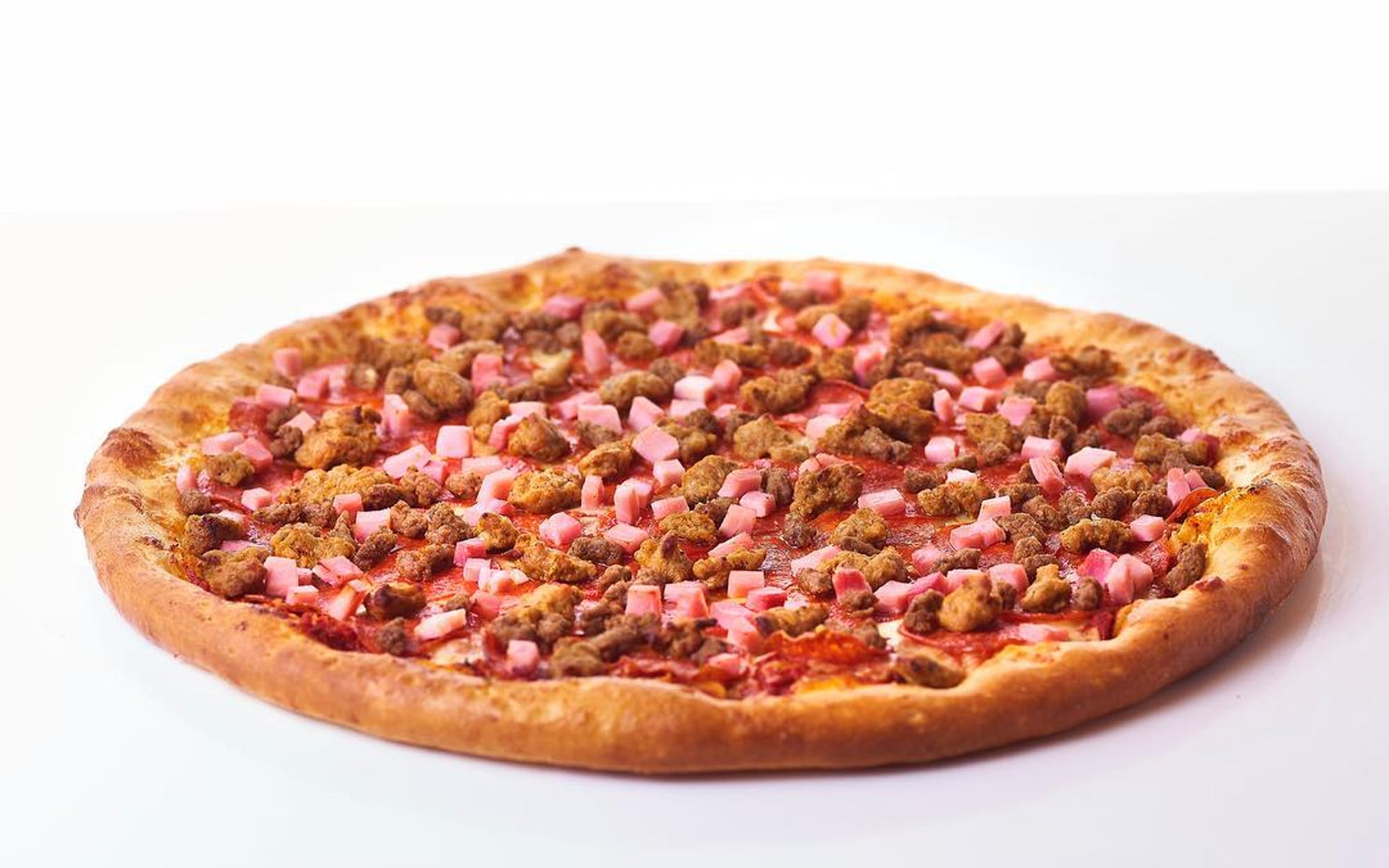 Order Meat Lover Pizza food online from Paisanos Pizza store, Monroe on bringmethat.com
