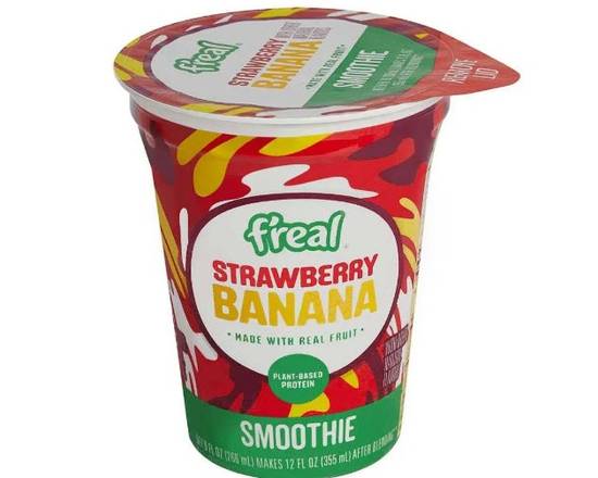 Order f'real Smoothie Strawberry Banana food online from To & Go Grocery store, Northbrook on bringmethat.com