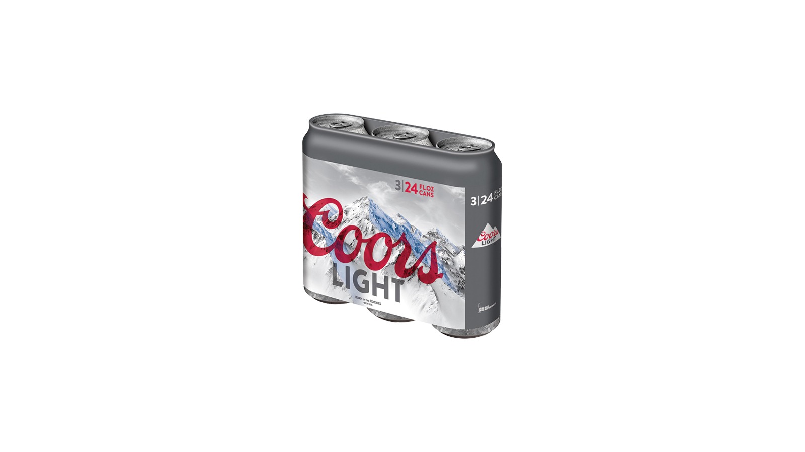 Order Coors Light 3 Pack 24oz Cans food online from Extramile store, Ontario on bringmethat.com