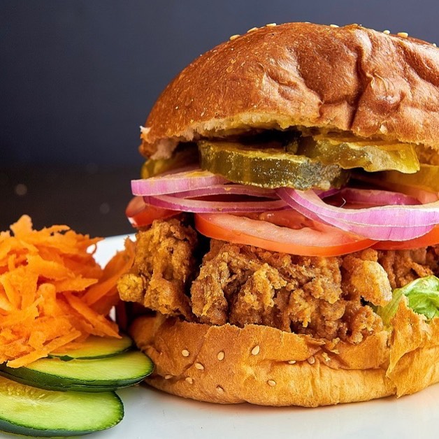 Order Fried Chick'un Sandwich food online from Nourish store, Philadelphia on bringmethat.com