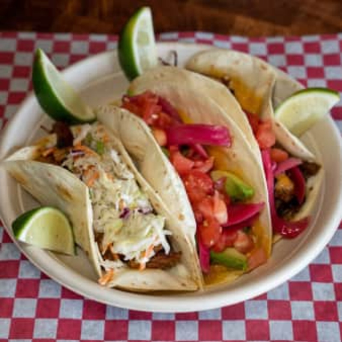 Order Pulled Pork Taco food online from Woodchips Express store, Oxford Charter Township on bringmethat.com