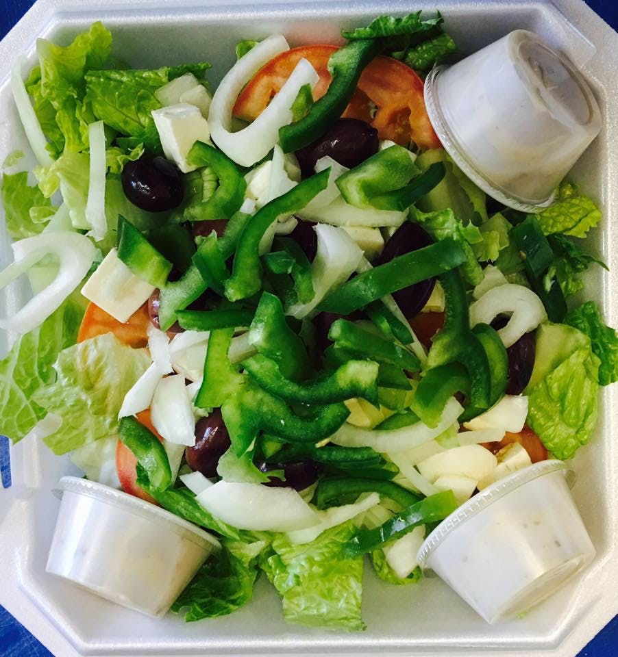 Order Greek Salad - Salad food online from Napoli's Pizza store, Anchorage on bringmethat.com