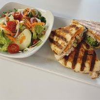 Order Turkey Apple Brie Panini - Panini food online from A G Pizza & Restaurant store, Newton on bringmethat.com