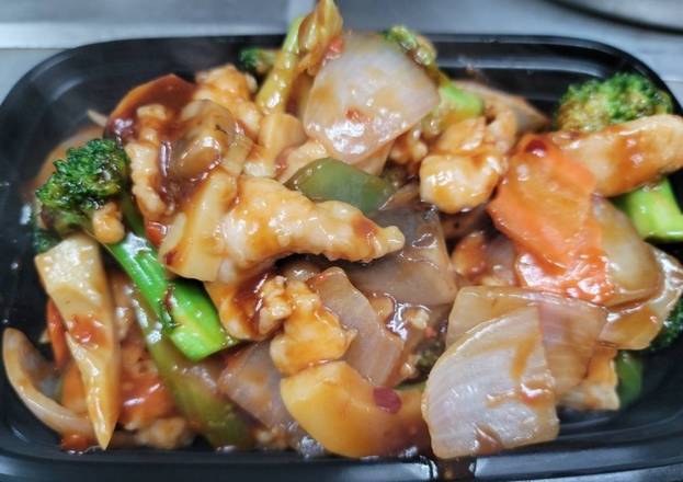 Order Szechuan Chicken (Spicy) 四川鸡 food online from Mr. Wonton store, Egg Harbor Township on bringmethat.com