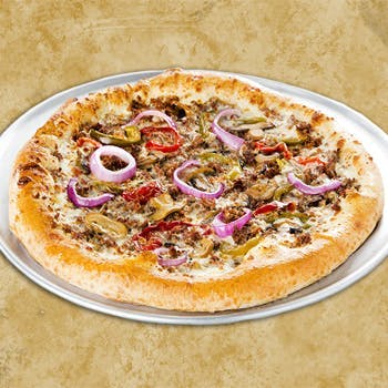 Order Hand Tossed Chicken Rancher Pizza - Small food online from Fox's Pizza Den store, McKees Rocks on bringmethat.com