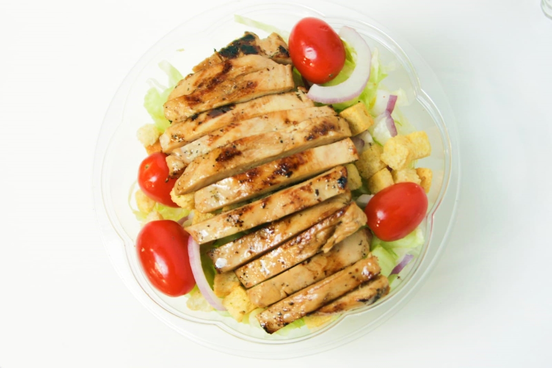 Order Chicken Garden Salad food online from Out of the Park Burgers store, Central Islip on bringmethat.com