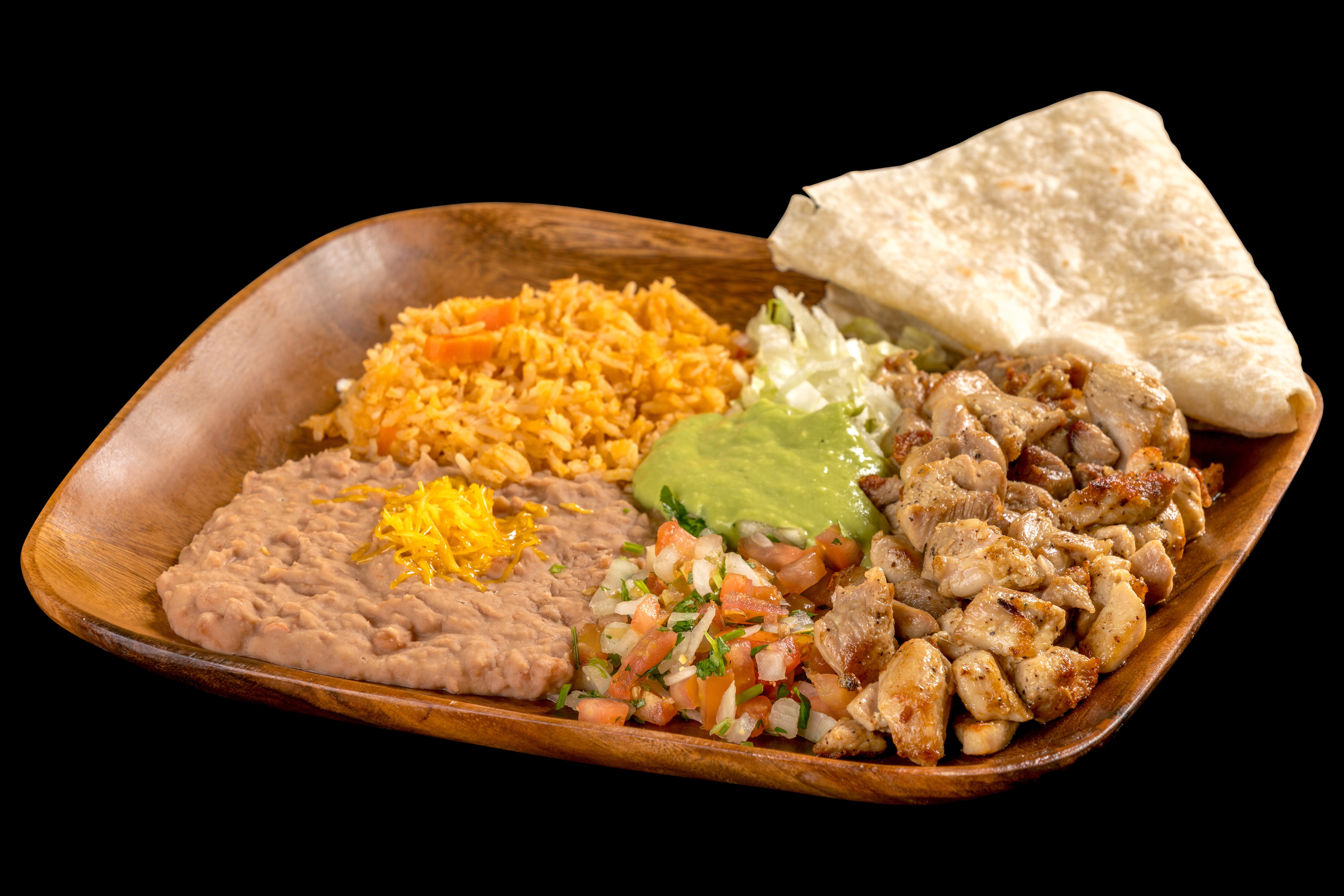 Order #1 Pollo Asado Combo Plate food online from Filiberto Mexican Food store, Mesa on bringmethat.com