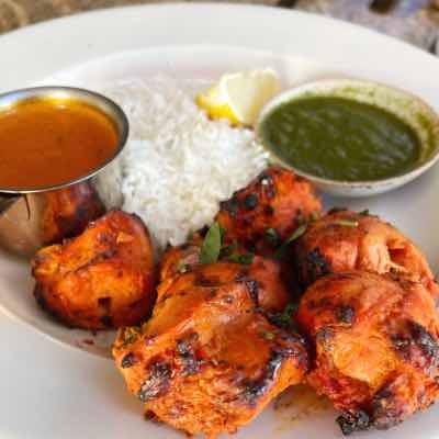 Order GRILLED CHICKEN TIKKA (12) food online from Kabob & Curry store, Providence on bringmethat.com