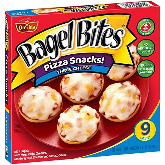 Order Bagel Bites Three Cheese Pizza Snacks food online from Exxon Food Mart store, Port Huron on bringmethat.com