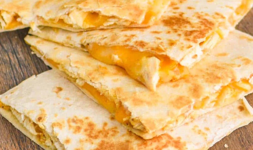 Order Chicken Quesadilla - Appetizer food online from Fat Daddy's Taproom & Grille store, Warren on bringmethat.com