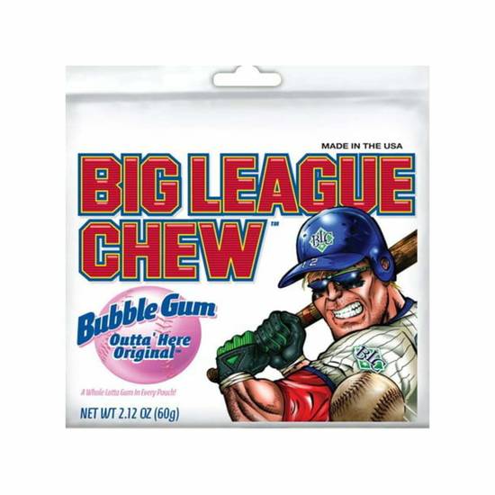Order Big League Chew Gum - Outta Here Original food online from IV Deli Mart store, Goleta on bringmethat.com
