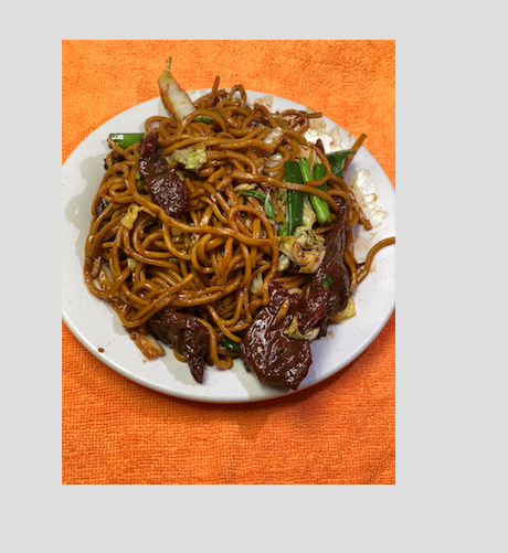 Order 50. Beef Lo Mein food online from Asian Buffet store, Dayton on bringmethat.com