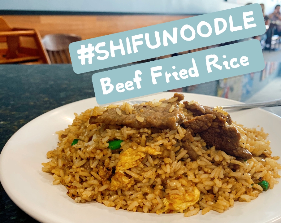 Order Beef Fried Rice 牛肉炒饭 food online from Shifu Noodle store, San Antonio on bringmethat.com