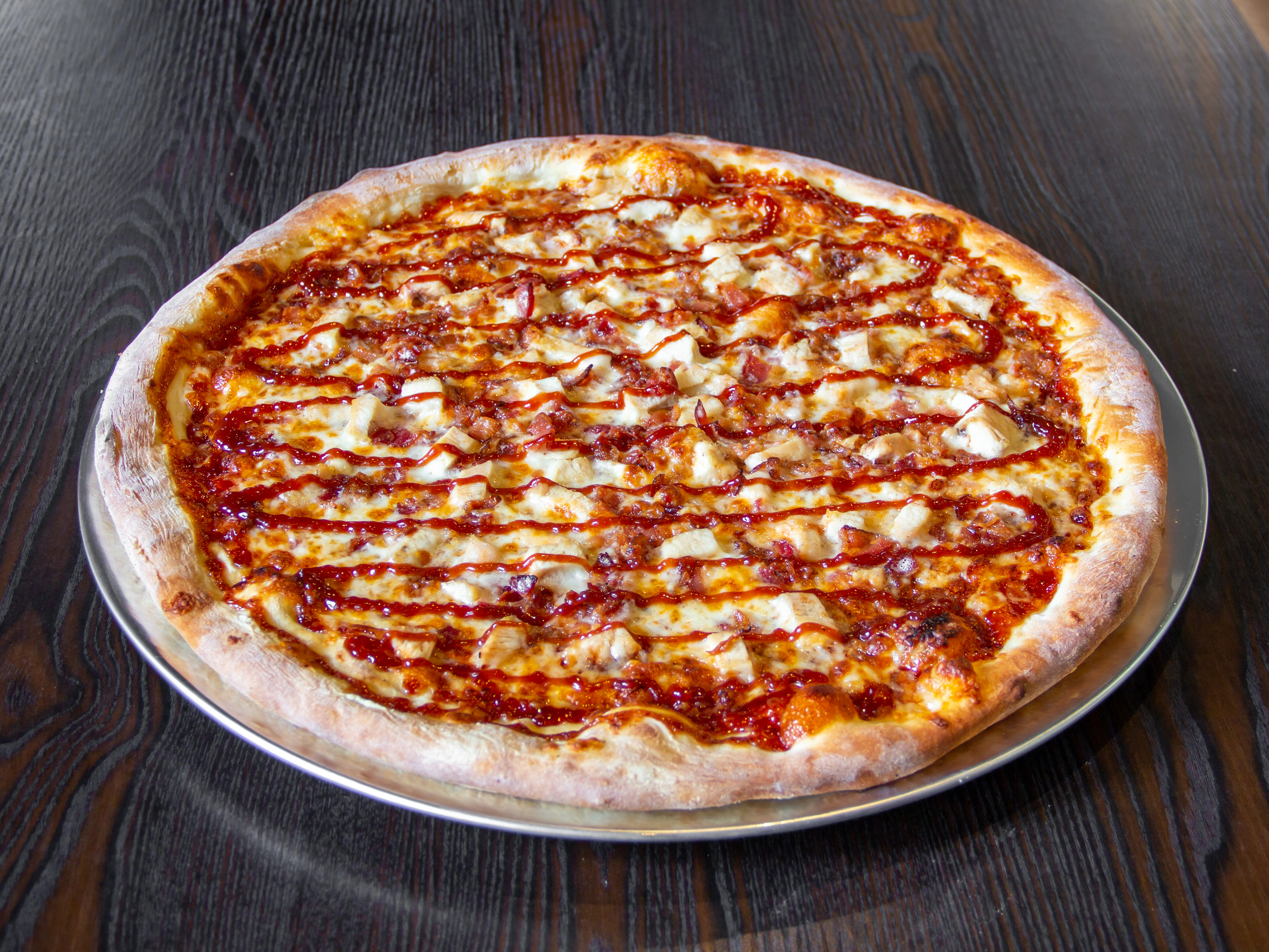 Order BBQ Chicken Pie food online from Brooklynz Pizza store, Rancho Cucamonga on bringmethat.com