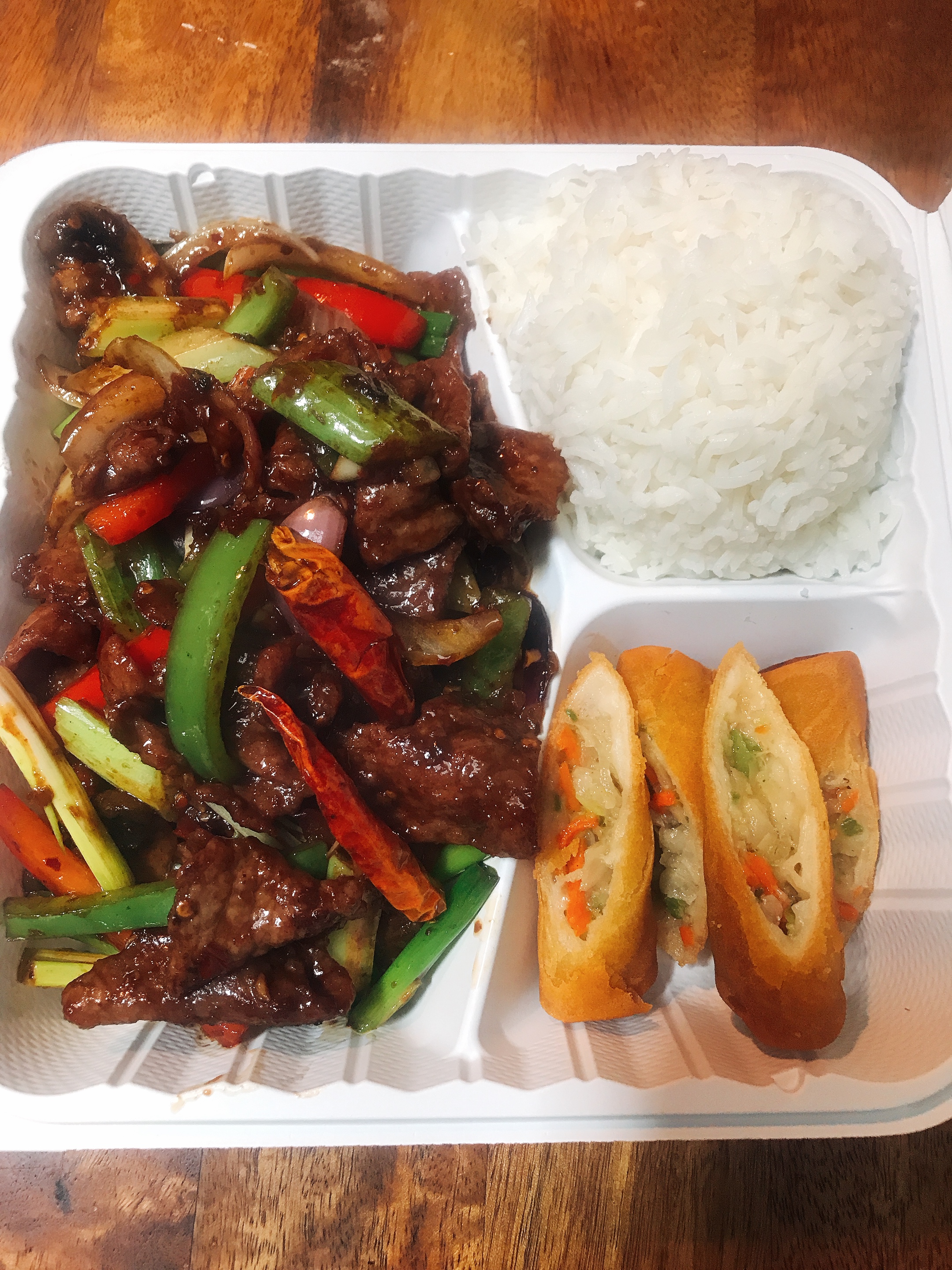 Order Mongolian Beef蒙古牛套餐meal food online from Mr Dragon store, San Francisco on bringmethat.com