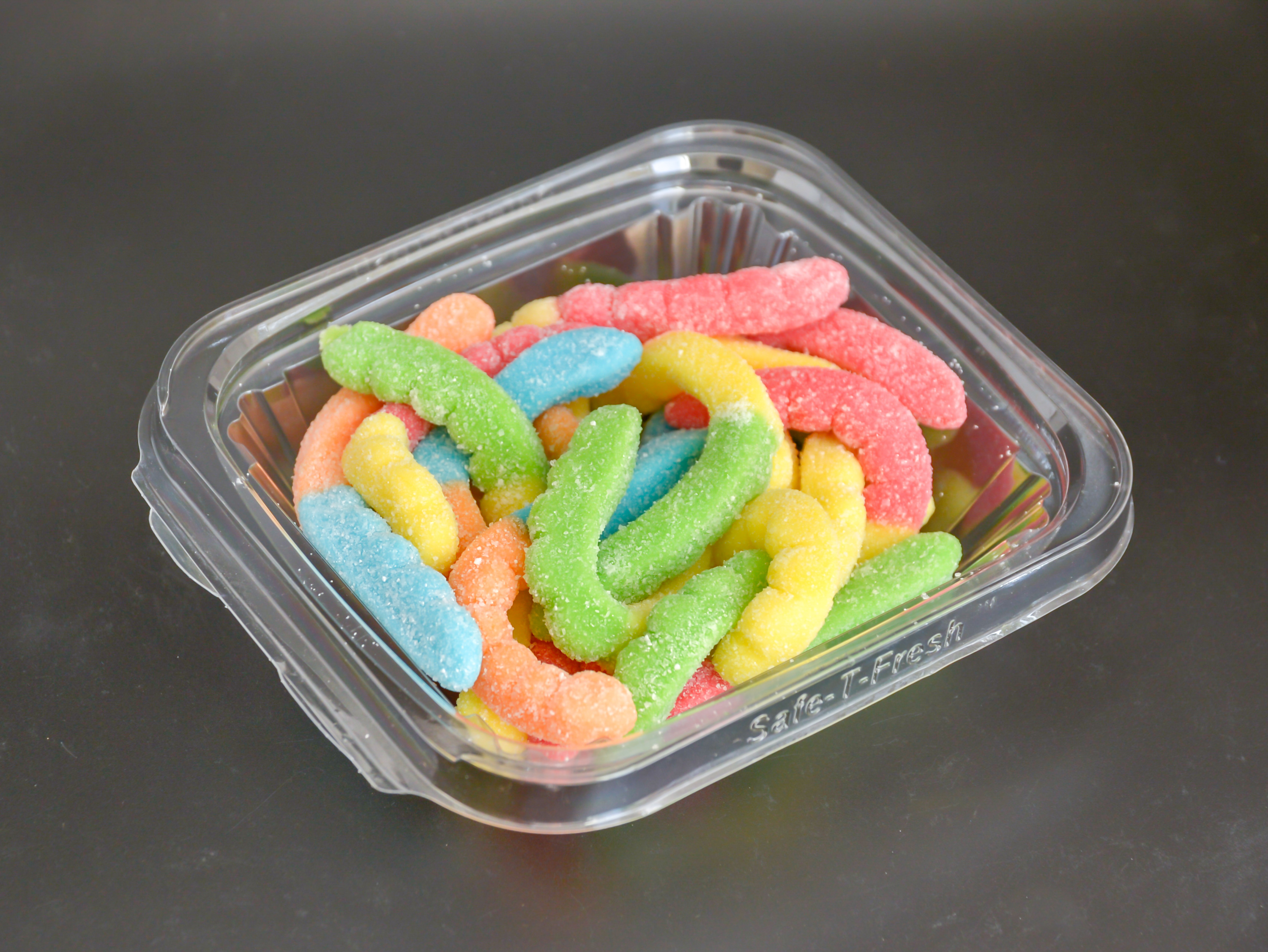 Order Gummy Sour Neon Worm food online from Sweets 4 Treats store, Bakersfield on bringmethat.com
