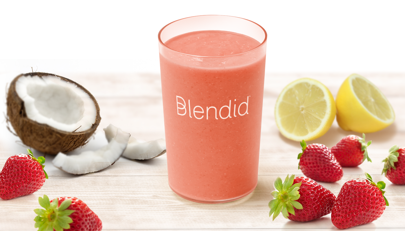 Order Strawberry-ade food online from Blendid store, Fremont on bringmethat.com